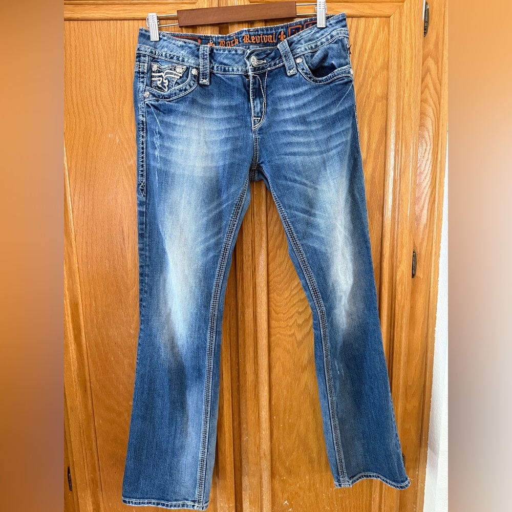 Rock Revival Blue Boot Cut Jeans